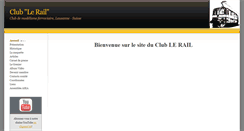 Desktop Screenshot of lerail.ch